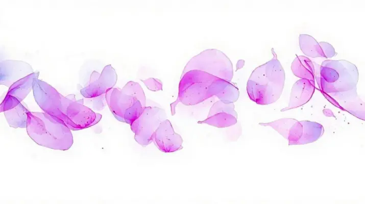 Beitragsbild: Pink Lila Aquarell Blüten